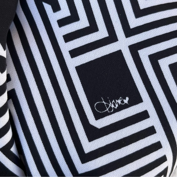 Diane Von Furstenberg Gianna Faux Wrap Silk Blend Dress Size 2 - Picture 8 of 11